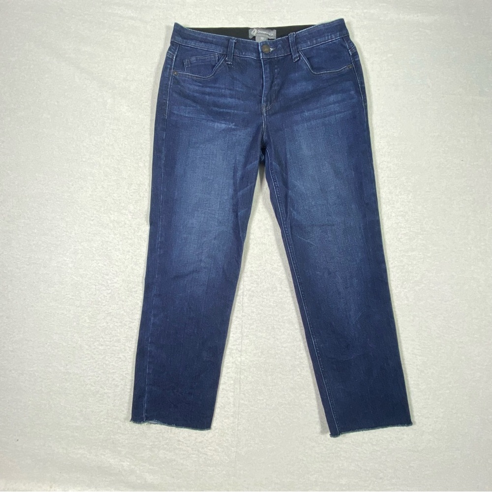 Democracy Dark Blue Cropped Ankle Jeans